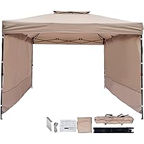 ワンタッチタープテント 3m×3m Amazon | CYFIE タープテント 3mx3m ワンタッチテント 高さ3段階